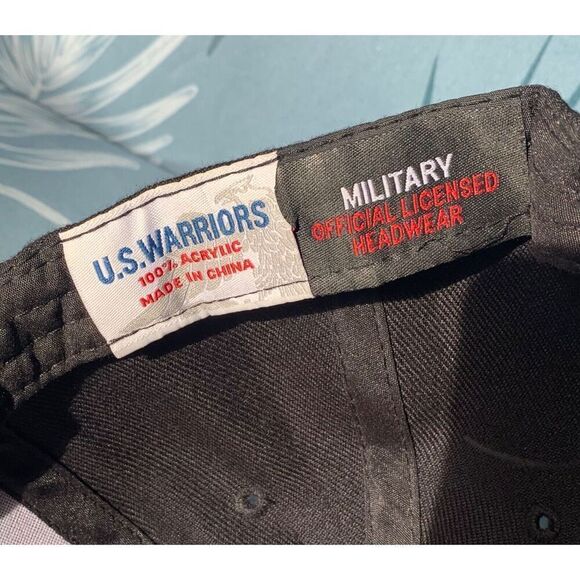 NEW US Navy MILITARY OFFICIAL Embroidered Black TRUCKER BASEBALL Hat Cap - Picture 4 of 7